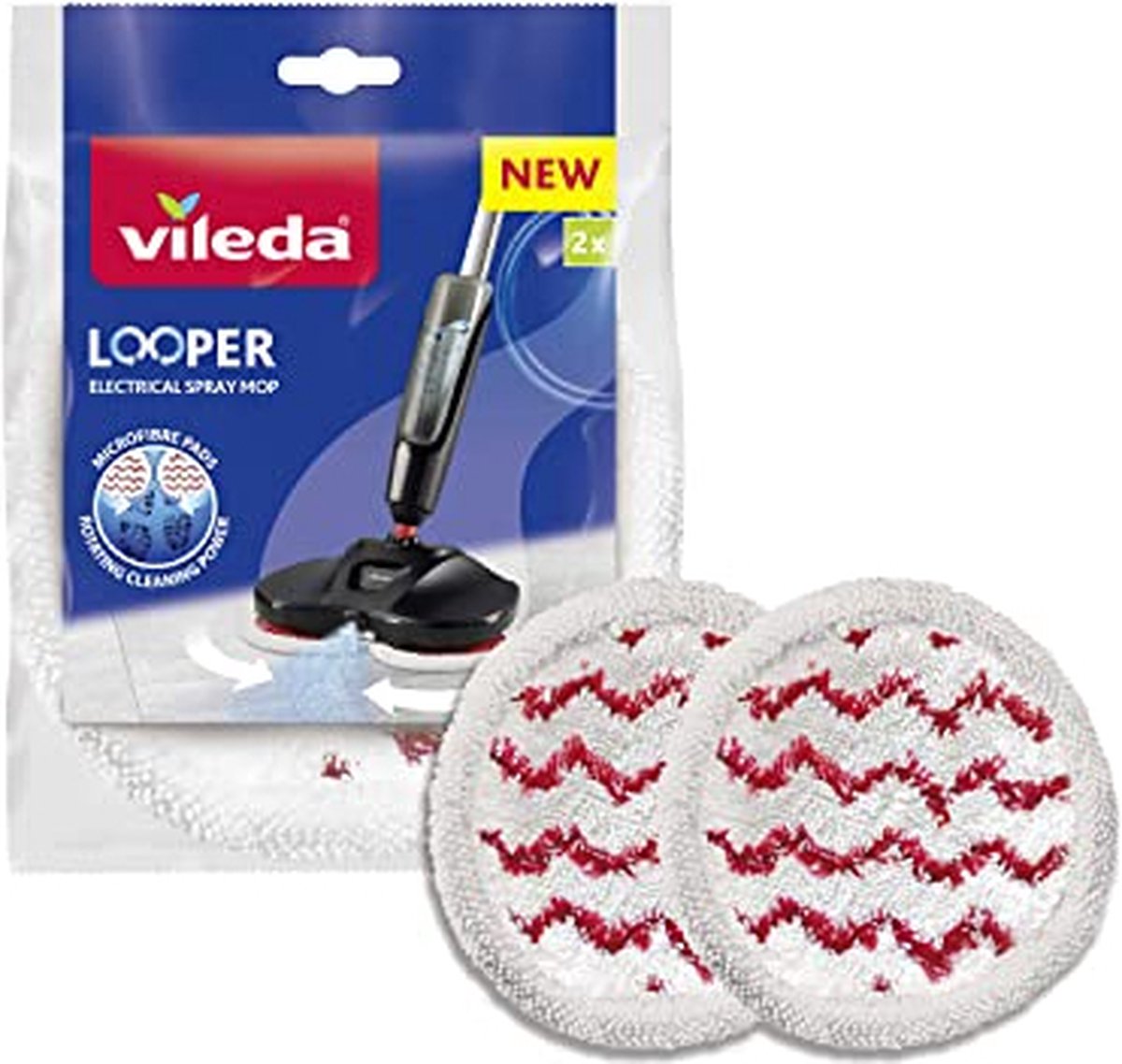 Goedkoopste Mop Head Refill Vileda Looper 169837 Microfibre Chamois cloth