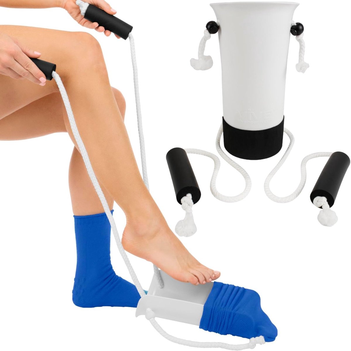 Goedkoopste ComfiCare® Sokaantrekker LARGE - Sok Aantrekhulp - Sokaantrekhulp - Aantrekhulp Sokken - Hulp Bij Sokken Aantrekken - Sokaantrekker Hulp - Sok Aantrek Hulpmiddel - SockSlider - Sok Aantrekker - Aantrekhulp Voor Sokken - NIET VOOR STEUNKOUSEN