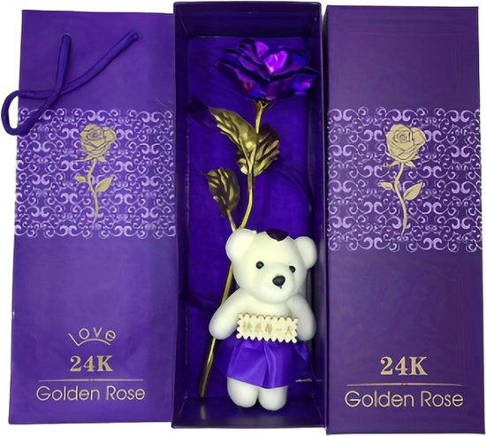 Livano Gold Rose 24k - Cadeau de la Saint-Valentin pour Cheveux - Cadeau de la Saint-Valentin pour Hem - Cadeau pour femme