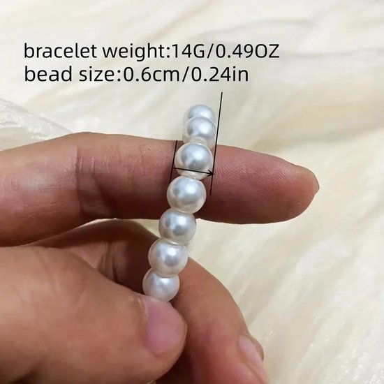 Natural White Pearl Beads Bracelet - Amazing Jewelry