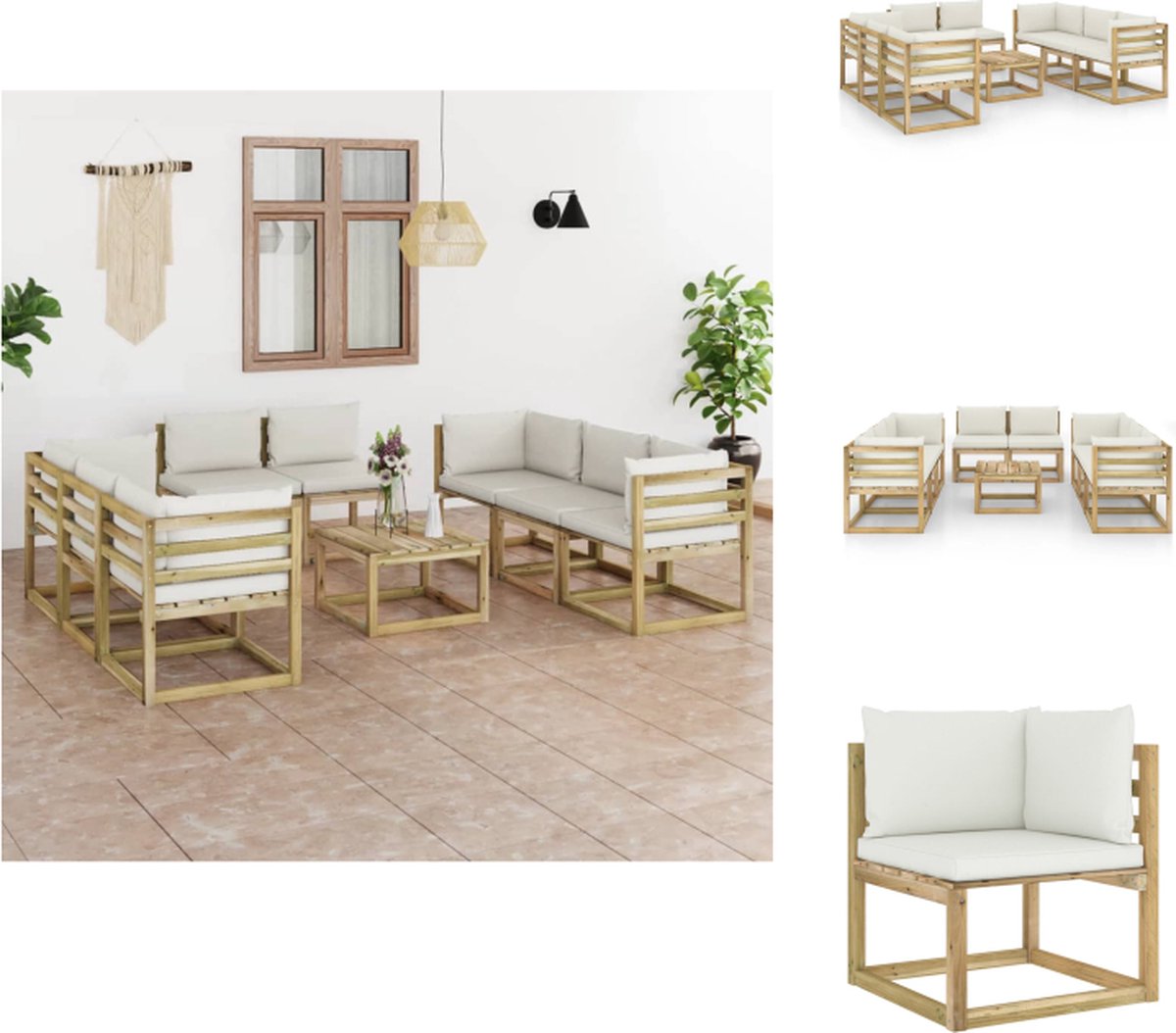 Antraciet, waterafstotend pallet kussens - Advertentie 1338282