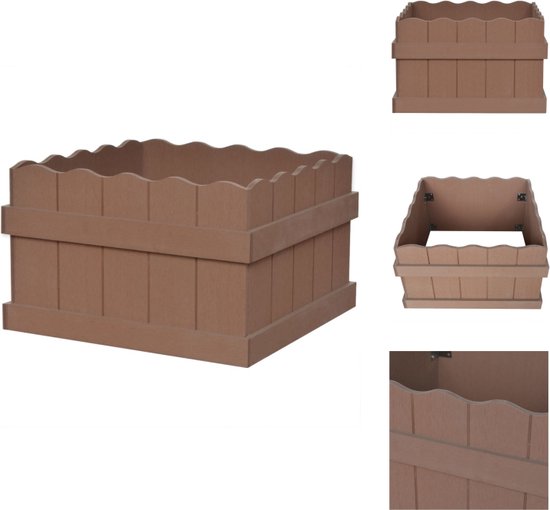 vidaXL Plantenbak driehoek 40x34,5x70 cm staal antracietkleurig, verhoogde plantenbak, bloembak, grote bloempot buiten, plantenbak buiten