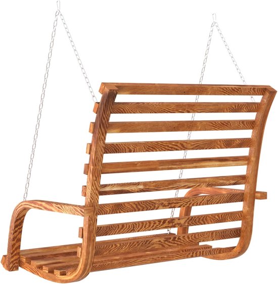 Schommelbank 63x62x40 cm poly rattan zwart