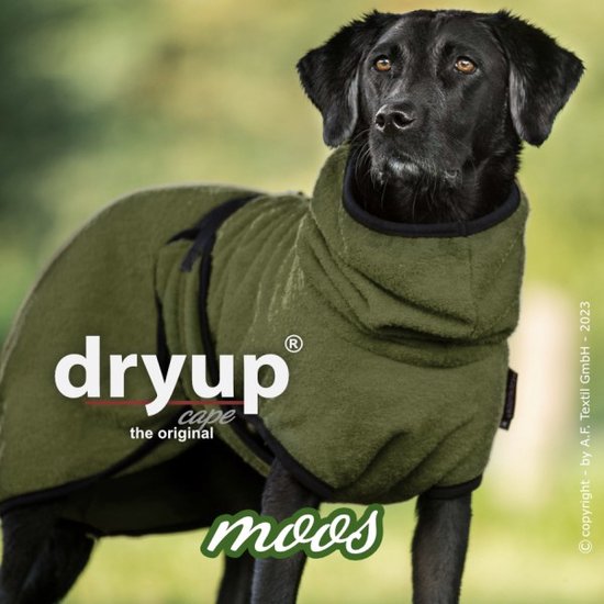 Dryup-Cape-hondenbadjas-hondenjas-Badjas hond-Mos-maat XL
