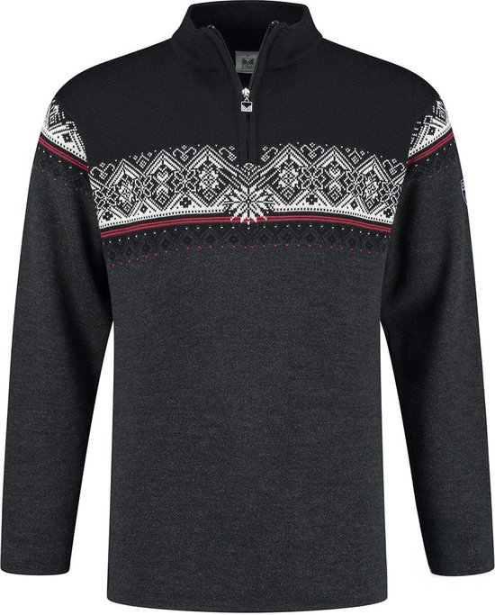 Dale of Norway Moritz Sweater - Trui - Heren Dark Charcoal / Black / Off White XL