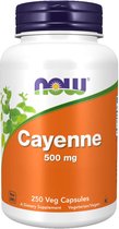 Cayenne 500mg - 250 capsules
