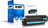 KMP H-T171D Tonercassette 2-pack vervangt HP 131X, CF210X Zwart 4800 bladzijden Compatibel Toner set van 2