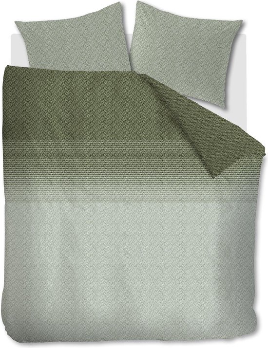 Beddinghouse Noa - Housse de couette - Lits-jumeaux - 240 x 200/220 cm - Vert