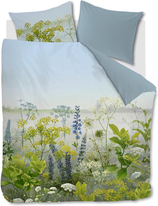 Beddinghouse Wildflowers - Dekbedovertrek - 200/220 - Blauw Groen