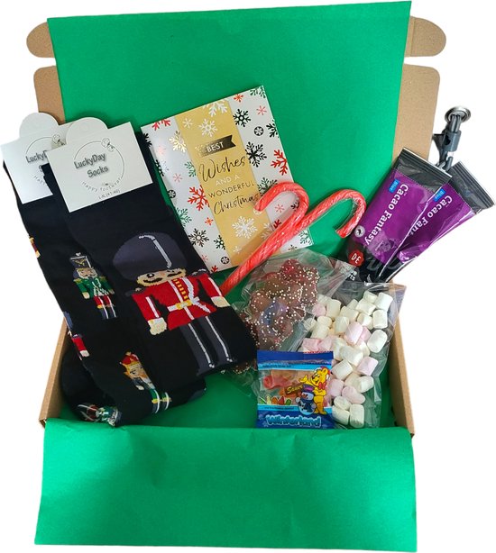 Happy Socks Boîte Cadeau FOREST - 4 Paires Colorées Motifs Assortis - Coton Confort - Idée Cadeau Fun