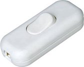 Orbit Electronic Snoerschakelaar - Aan of Uit - 6x2,5x2cm - 250V/2A - Wit