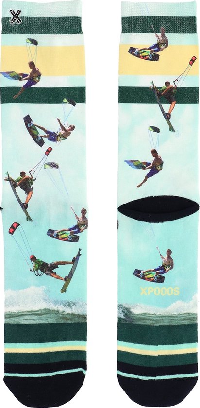 XPOOOS - Kitesurfen sokken - Kitesurfing - Maat 43-46 - Unieke sokken - Expressive