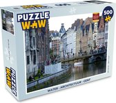 Puzzel Water - Architectuur - Gent - Legpuzzel - Puzzel 500 stukjes