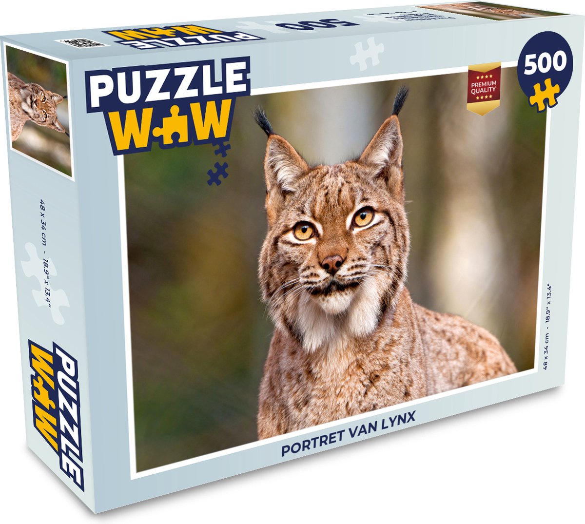 Puzzle en bois Lynx Taille S