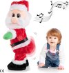 Zingende & Dansende Kerstman - Kerstman - Pluche - Geanimeerde Twerking Kerstman - Santa Doll die Engelse Liederen Zingt - Perfect Kerstspeelgoed voor Kinderen en als Geschenk