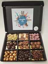 Luxe Belgische Chocolade Proeverij Pakket met Mystery Card 'Groeten Uit'