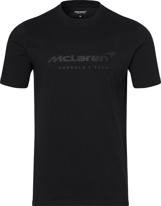 MCLaren - Mclaren Essential Logo Shirt Zwart 2022 - Maat  L