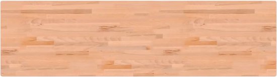 Bureaublad 80x40x2,5 cm massief beukenhout