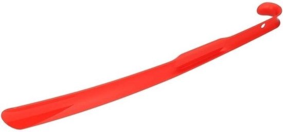 CHPN - Schoenlepel - Lange schoenlepel - XXL-Schoenlepe - Extra-Lang - Kuststof - Universeel - 45CM - Rood