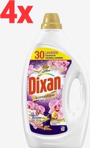 Dixan - Aromatherapy - Sensual Freshness - Vloeibaar Wasmiddel - 4x 1,5L - 120 Wasbeurten - Voordeelverpakking