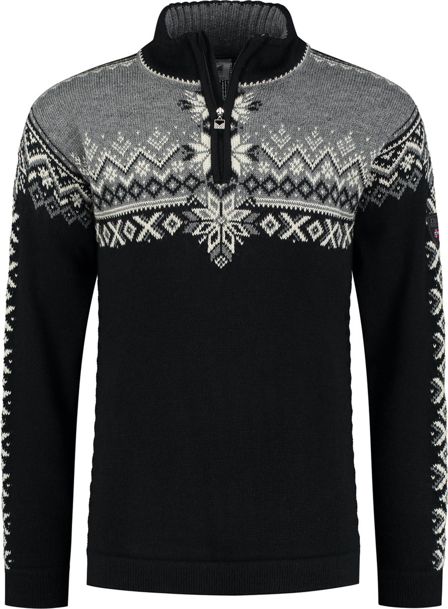 Dale of Norway - 93951 ANNIVERSARY M SWEATER_F - Heren pulloverHeren truien - Kleur: Zwart - Maat: XXL
