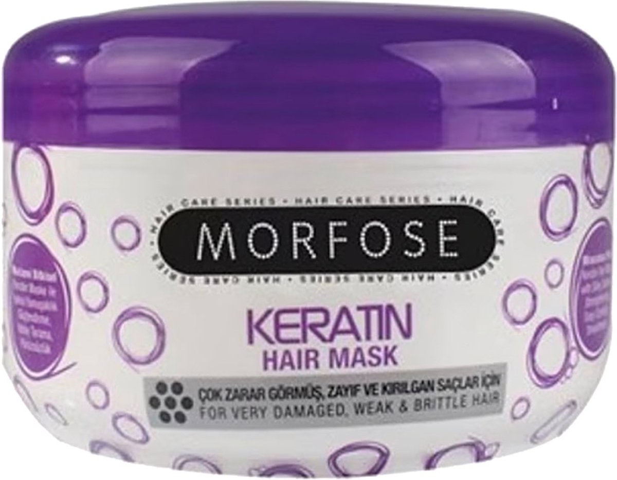Morphhose - Professional Reach Keratin Hair Keratin Mask For Very Damaged Weak Brittle Hair 500Ml