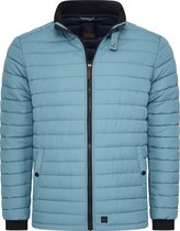 Mario Russo Wave Jacket - Jas Heren - Winterjas Heren - Waterafstotend - Stone Blue - XXL