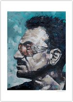 Bono U2 poster 50x70 cm