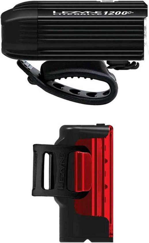 Lezyne LED Set Lite Drive 1200+ & Strip Drive Pro 400+ Fietsverlichting — afbeelding 2