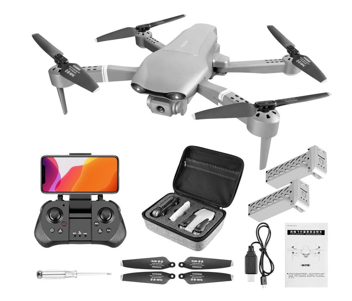 LUXWALLET Nocchi Lite - 30 KM/h - 2.4Ghz WiFI Drone (300 meter) thumbnail 4