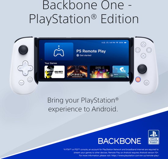 Backbone One PlayStation-editie - Mobiele controller voor iPhone