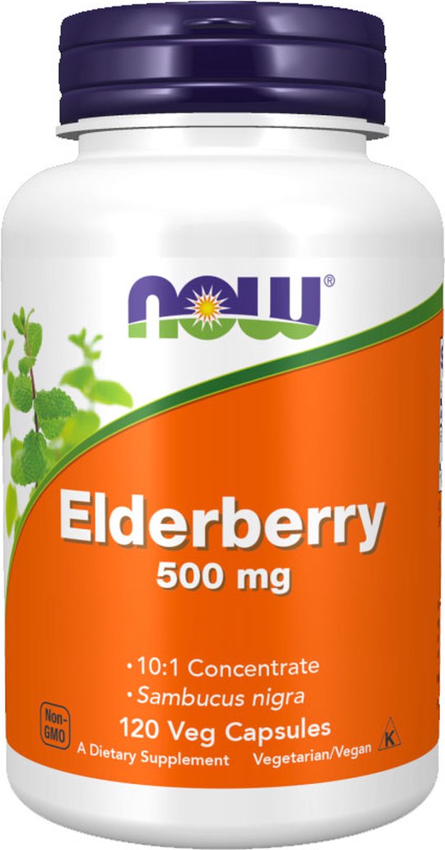 Elderberry 500mg - 120 v-caps