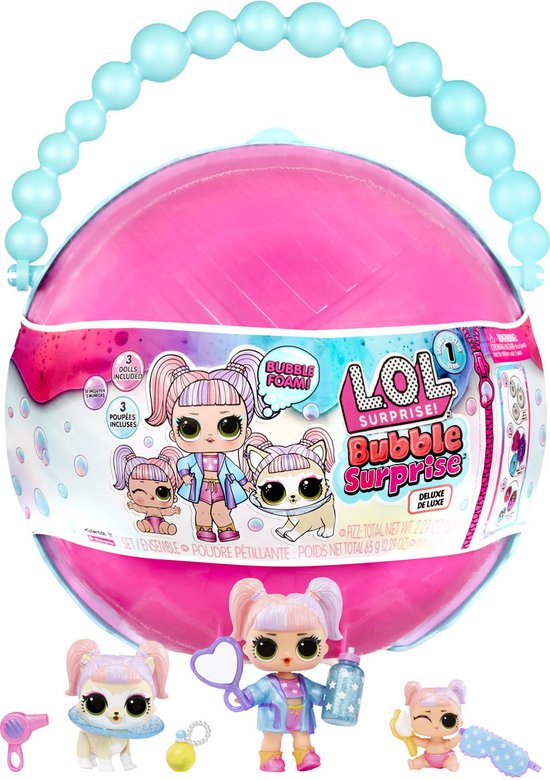 LOL Surprise ! Bubble Surprise Deluxe - Rose - Mini poupée | bol