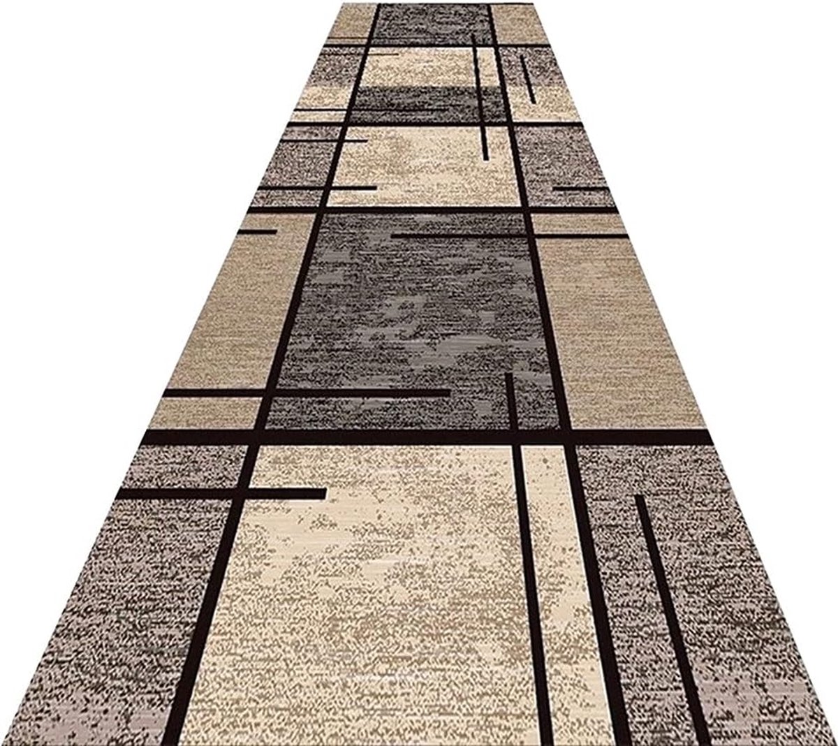 Looptapijt, loper tapijt voor gangen, antislip machinewasbaar woonkamertapijt gebruikt voor slaapkamer entree huis decoratie winkel kantoor commercieel appartement 80x200