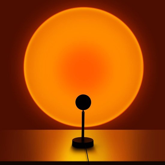 Sunset Lamp - Zonlicht Lamp - Zonsondergang Lamp - Sterren Projector - Wake Up Light - Zon Lamp - Zonnelamp - Mediteren -Zonsondergang en Regenboogprojectie Lamp - Stemmingslamp voor Woningdecoratie
