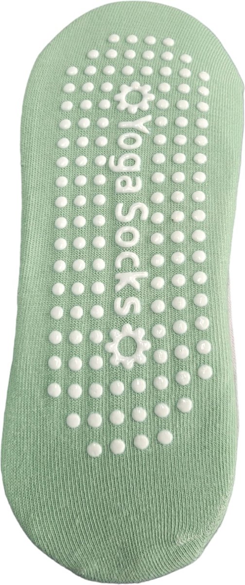 Yoga sokken antislip dames - Pilates sokken - yoga kleding dames - Groen - oDaani — afbeelding 3