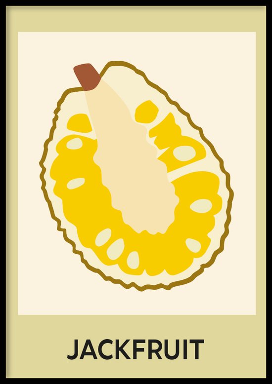 Poster Jackfruit - Home poster - 30x40 cm - Exclusief lijst - WALLLL