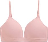 Ten Cate Basics organic cotton stretch voorgevormde bh ash pink voor Meisjes | Maat 75A