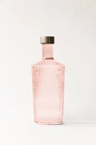 Paveau fles met schroefdop roze