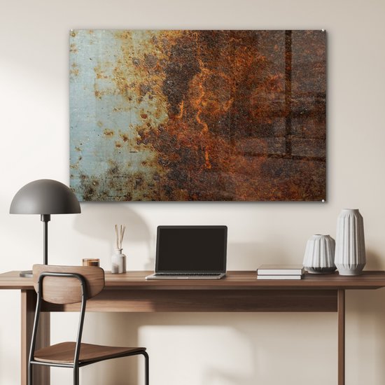 Peinture sur Verre - Plaques - Fer - Rouille - 120x80 cm - Peintures sur Verre Peintures - Photo sur Glas