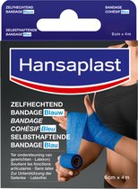 Hansaplast Zelfhechtend Sportbandage Blauw One size - 6 cm x 4 m