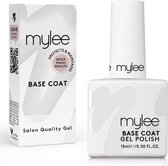 Mylee Gel-Nagellak Base Coat 15ml UV/LED Nail Art Manicure Pedicure voor professioneel & thuisgebruik - Langdurig en gemakkelijk aan te brengen