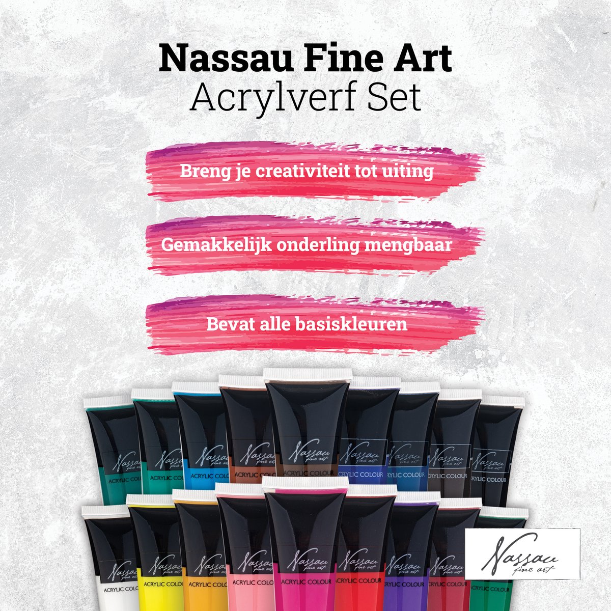 Acrylverf set 18pcs - Acrylverf Tubes 36ML - Schilderen voor volwassenen - hobbyverf — afbeelding 9
