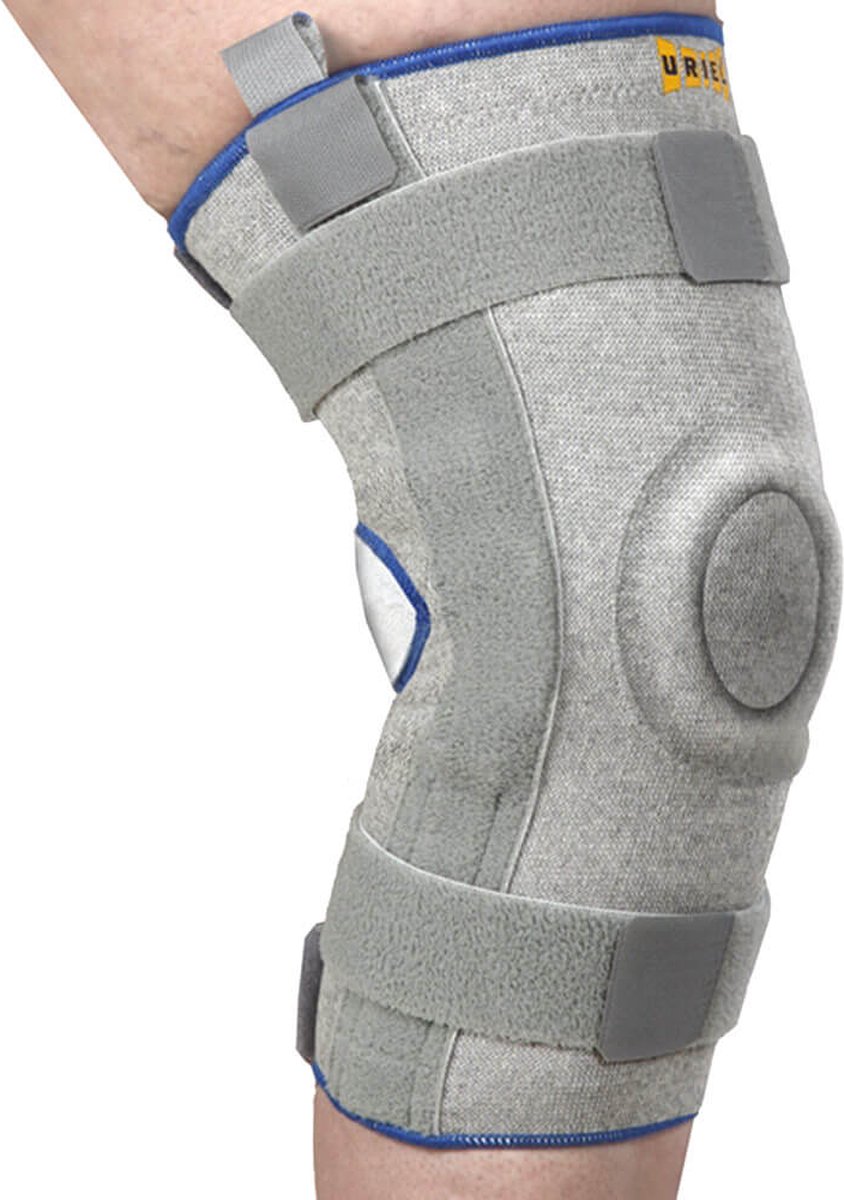 Uriel - Kniebrace - Kniebandage - Siliconen knieschijf ondersteuning - Unisex - Maat S