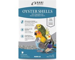 Hari Oesterschelpen 6x 440gr - Calcium Papegaai - Calcium Parkiet - Grit Vogels -