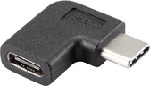 Renkforce USB 3.2 Gen 2 (USB 3.1 Gen 2) Adapter [1x USB-C stekker - 1x USB-C bus] 90° haaks naar rechts