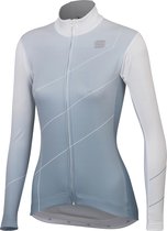 Sportful Fietsshirt lange mouwen Dames Wit Grijs / Shade Woman Long Sleeve Jersey-White/Cement - XL