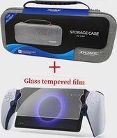 Tas En 2 Stuks Glas Bescherming (Screenprotector) Voor Ps5 Portaal Reisdraagtas Handheld Spelconsole Beschermende Hard Case Tas Accessoires Voor Playstation 5 Portal