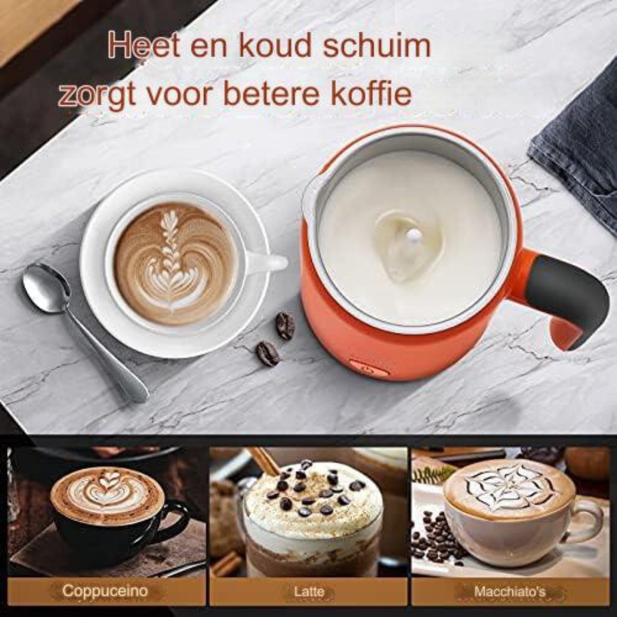 Mousseur Automatique À Lait Chaud Et Froid, 700ml, Pour Latte