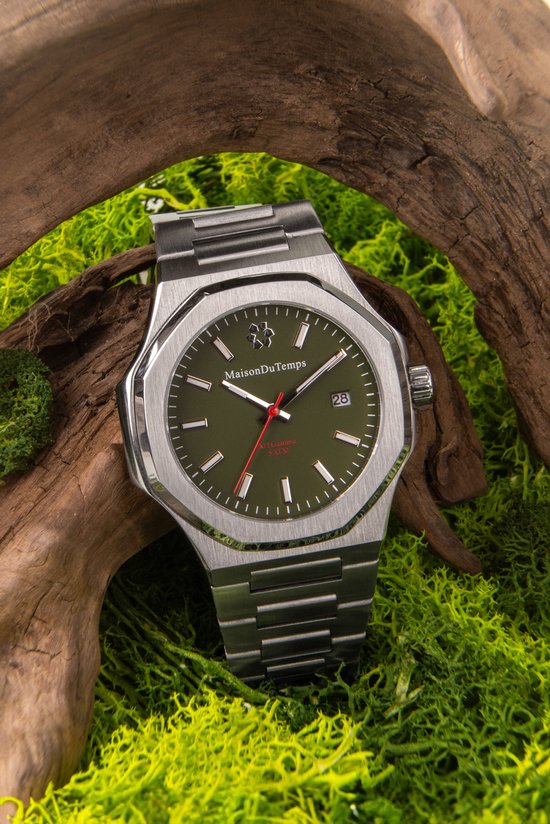 MaisonDuTemps MTGamma Khaki Acier Montre Analogique Homme